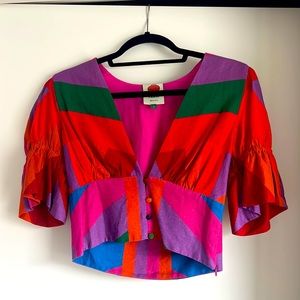 Farm Rio Amanda Stripes Blouse